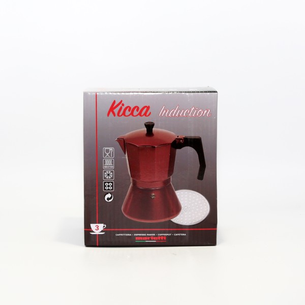 CAFFETTIERA KICCA INDUCTION` 3 TAZZE